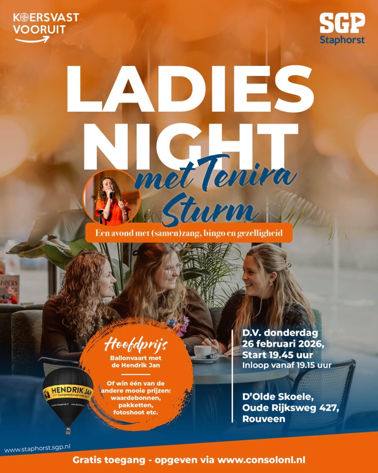 Ladies Night met Tenira Sturm